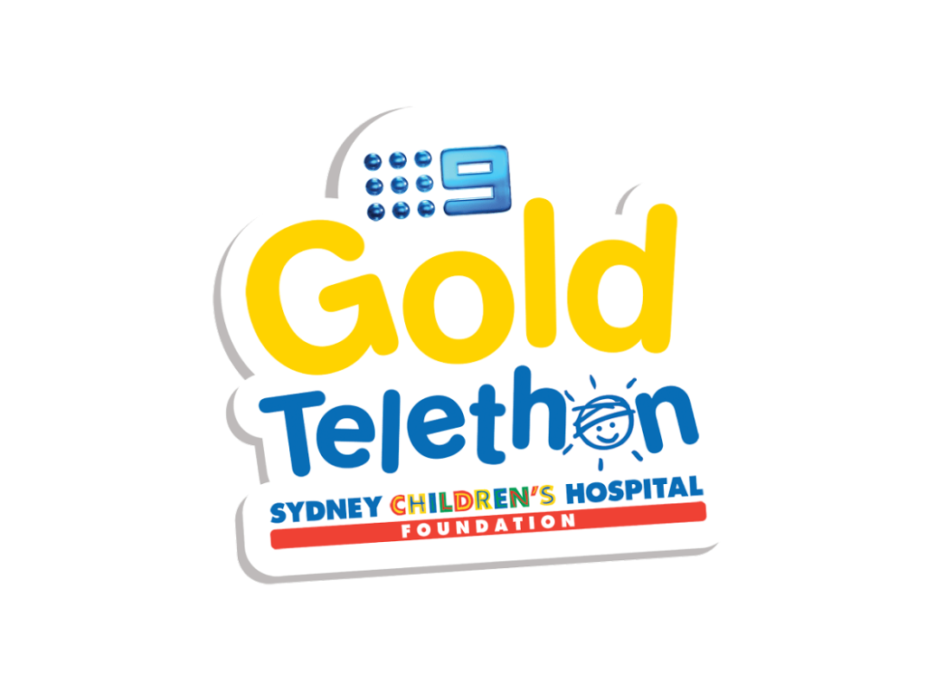 Gold telethon logo