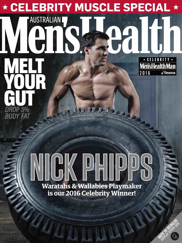 Nick Phipps' Men's Health cover