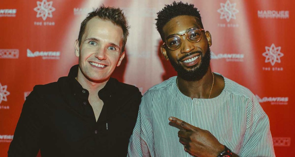 Smallzy's Surgery host Kent "Smallzy" Small with Tinie Tempah