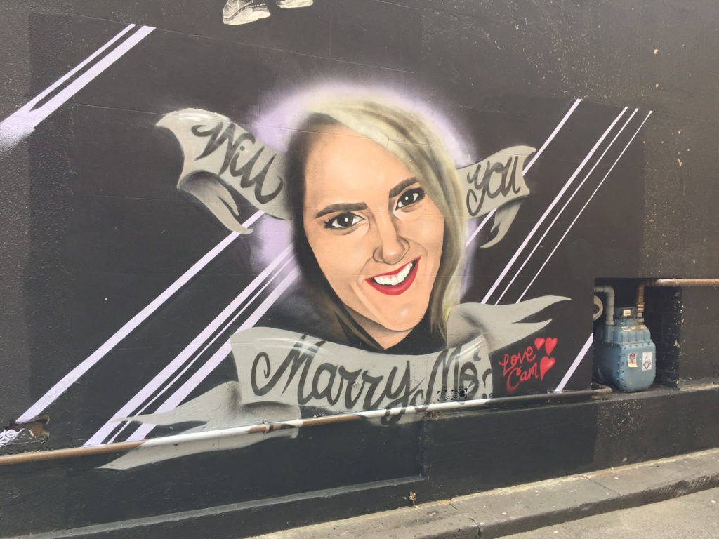 the-spray-painted-proposal-on-a-wall-of-melbourne-laneway-spotted-by-kate-stevenson