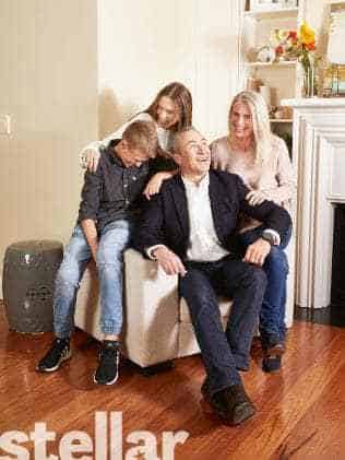 Photo: Mark Beretta, wife Rachel and kids Ava and Dan for Stellar magazine Father’s Day issue to appear in The Sunday Telegraph. Picture: Mick Bruzzese