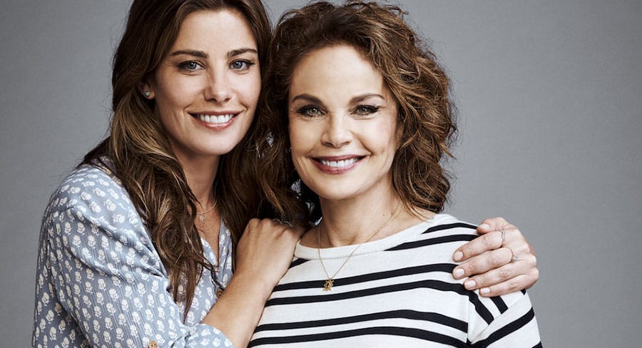 Laura Gibson (Sigrid Thornton) with daughter Miranda (Brooke Satchwell)