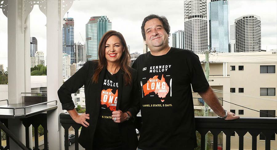 Jane Kennedy with Mick Molloy