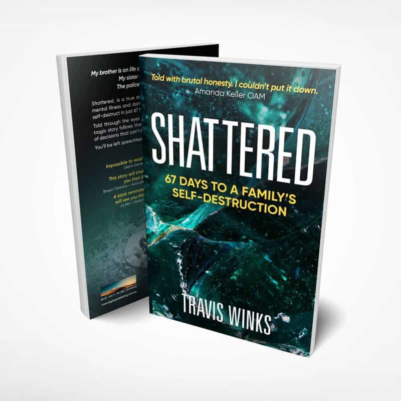 Shattered Travis Winks book