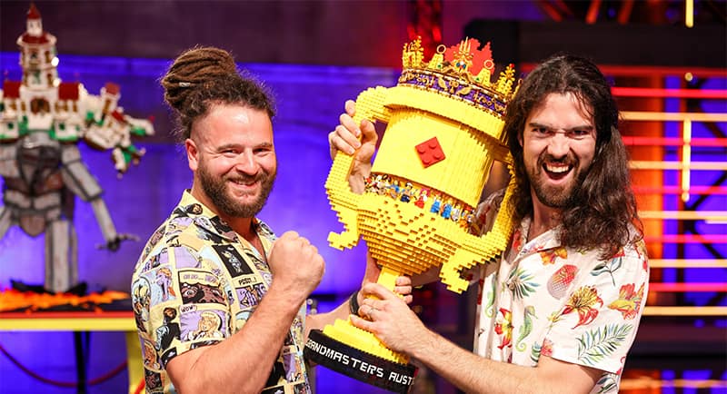 Scott and Owen win first ever LEGO® Masters Grand Masters - Nine for Brands