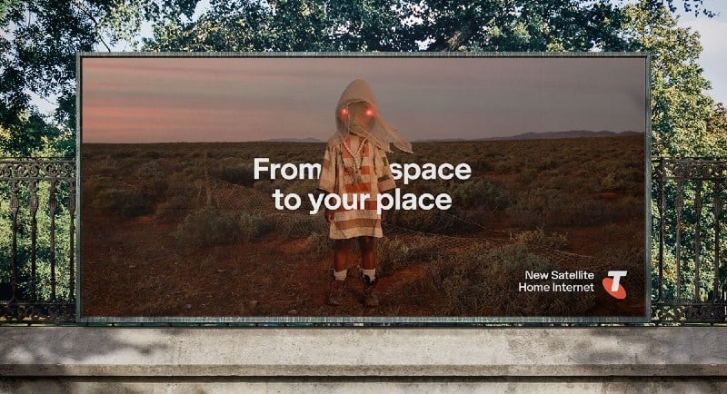 Telstra 'From Space to Your Place' home satellite internet creative campaign by +61 (TBWA, OMD, BMEOF)