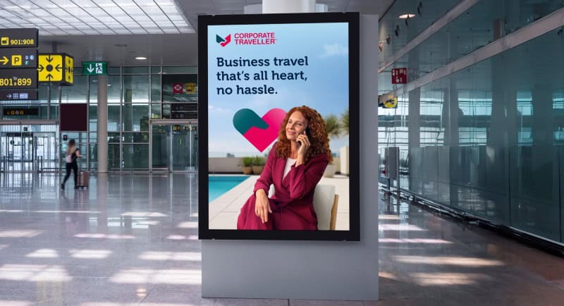 Apparent releases first work from for Flight Centre's Corporate Traveller OOH