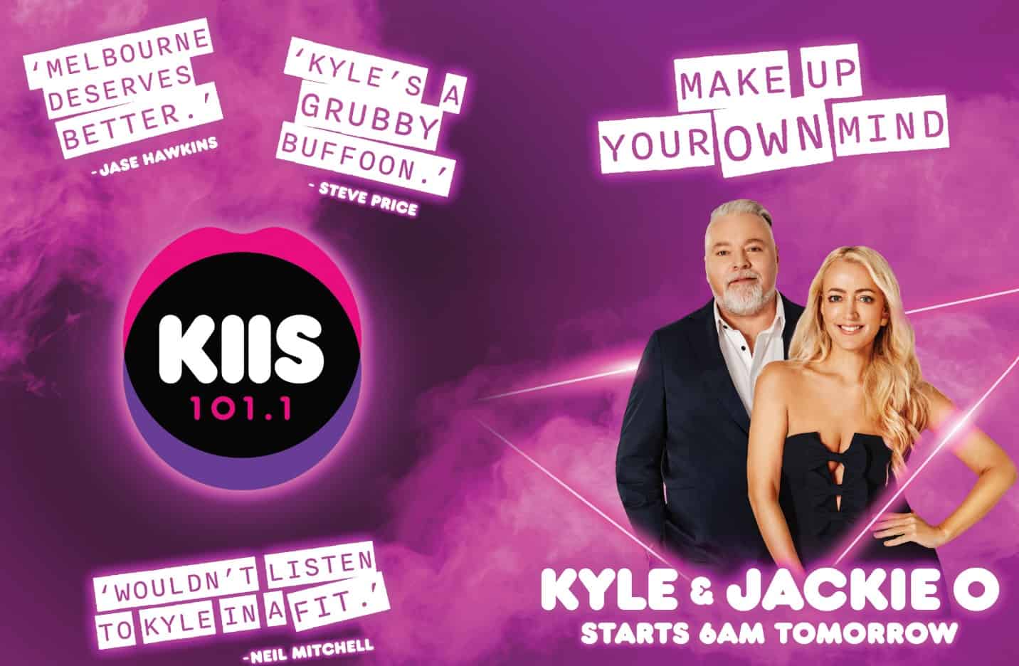 Kyle & Jackie O x KIIS 101.1 Launch Campaign 