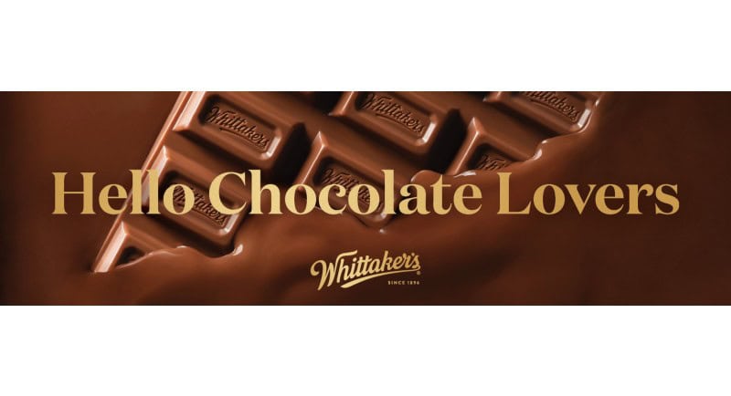 Whittaker’s 'Hello Chocolate Lovers' brand platform launches via Bastion Shine