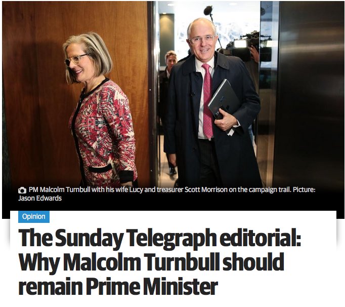 The Sunday Telegraph election 2016