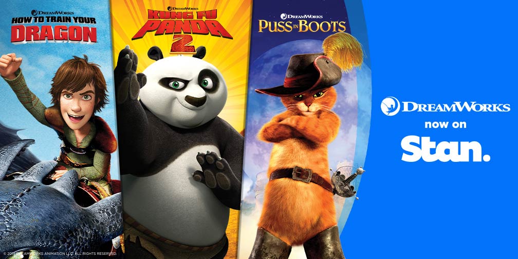 Stan reveals movies from Paramount deal for DreamWorks Animation