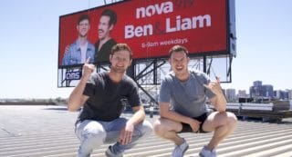 Ben & Liam billboard
