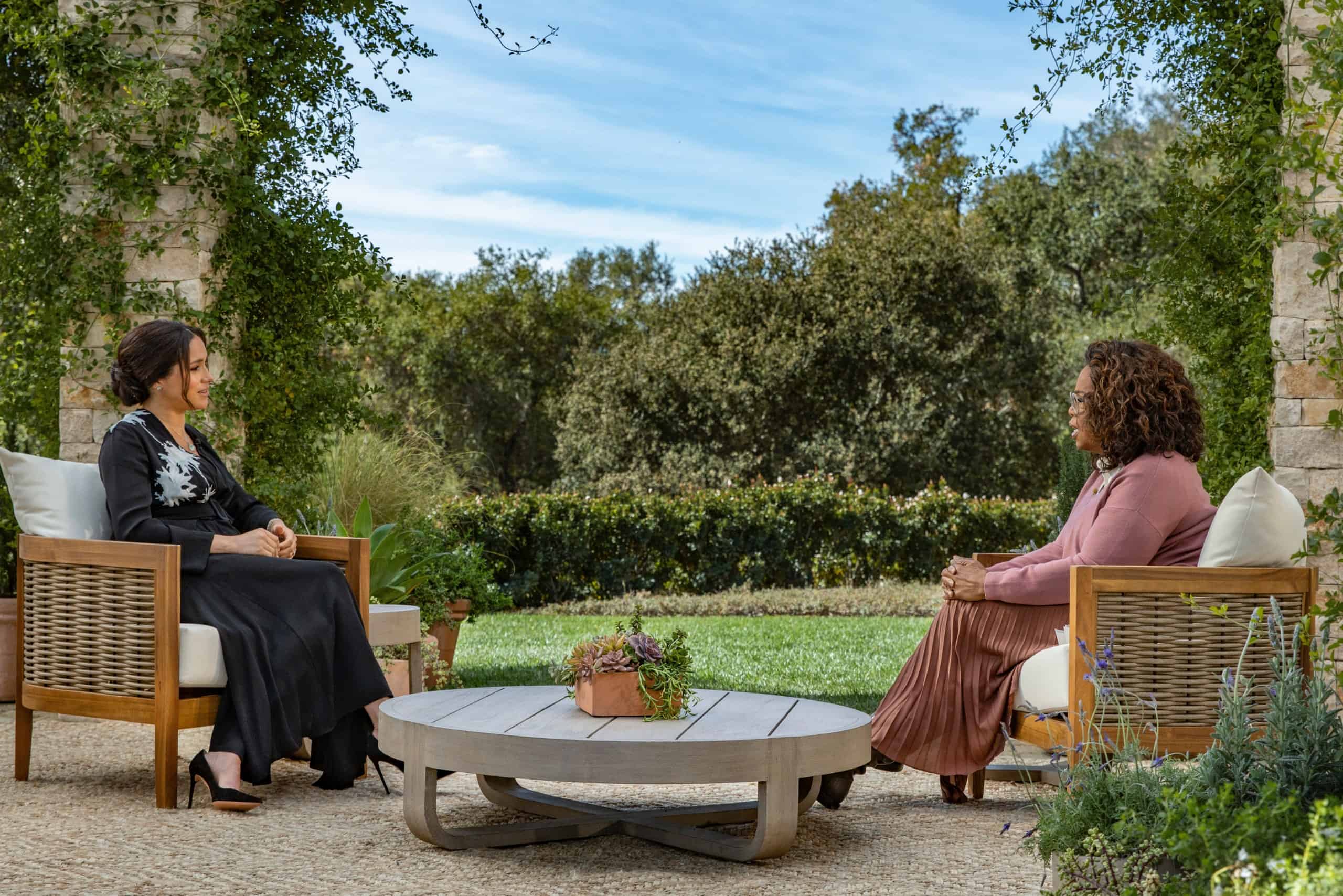 oprah with meghan and harry