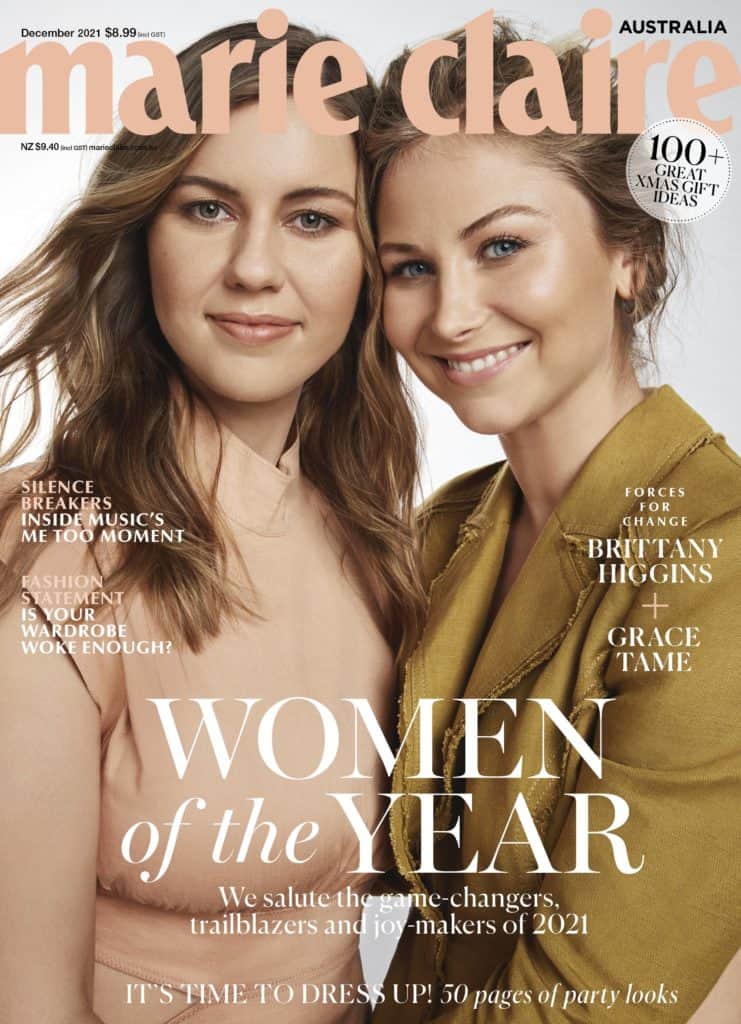 marie claire 'Women of the Year' issue fronted by Tame and Higgins