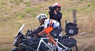 Gravity Media Australia partners with Events South Australia - camera following cyclist