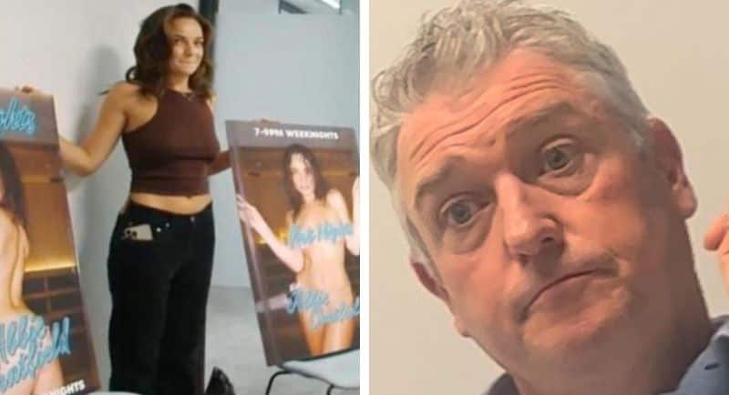 Abbie Chatfield shocks SCA boss Dave Cameron with her raunchy marketing campaign