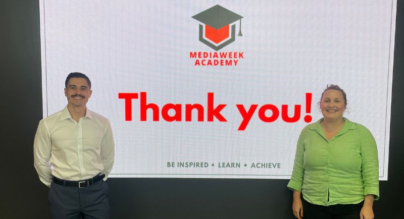 Mediaweek Academy - Alexander Coucouvinis and Brooke Tunbridge