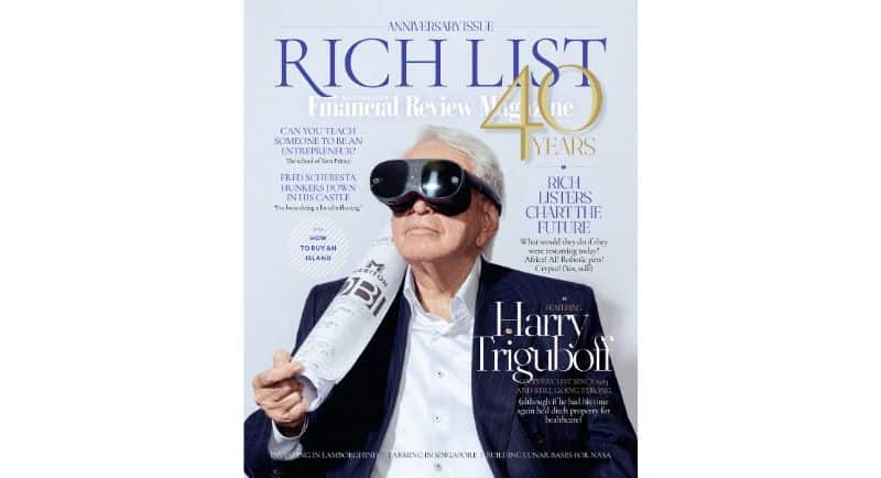 Financial Review - AFR RICH LIST COVER
