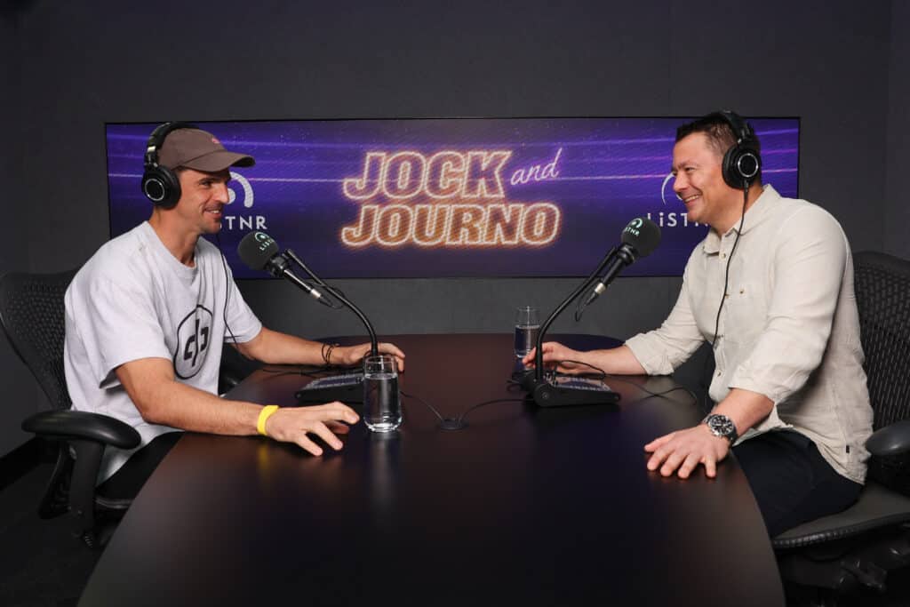 LiSTNR Jock and Journo podcast - Scott Pendlebury and Jay Clark pic 2