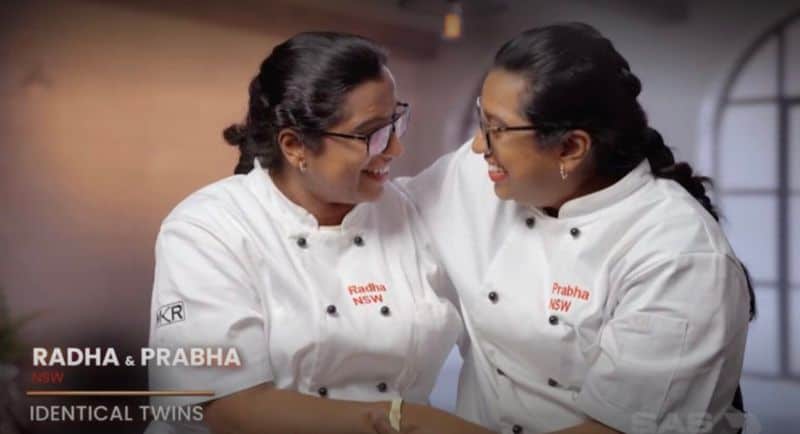 Radha and Prabha. My Kitchen Rules 2023 winners