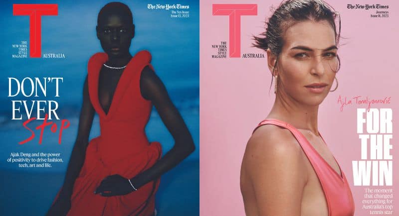 T MAGAZINE - THE NEW YORK TIMES STYLE MAGAZINE covers -