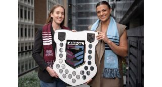 Nine - Women’s State of Origin players Tamika Upton (QLD) and Millie Elliot (NSW)