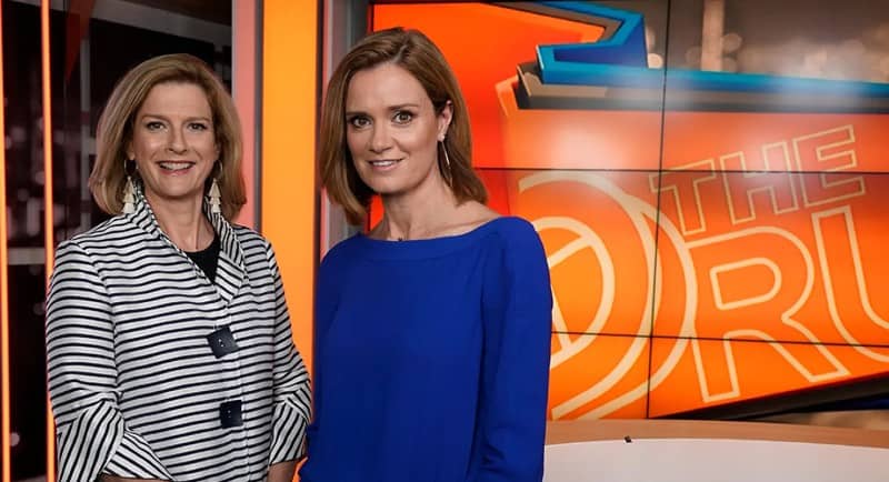 ABC's The Drum, hosted by Ellen Fanning and Julia Baird. Source - The Sydney Morning Herald 20 Dec
