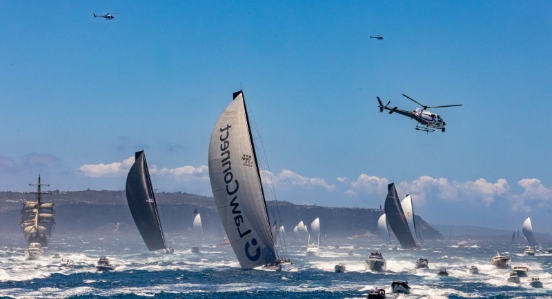 Rolex Sydney Hobart Yacht Race with Gravity Media Australia, Cruising Yacht Club of Australia, and Seven Network