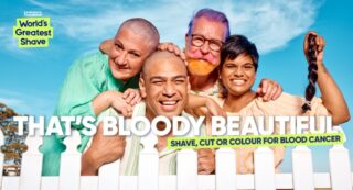 World's Greatest Shave 'That's Bloody Beautiful' campaign via Jack Nimble for Leukaemia Foundation - Hero Image