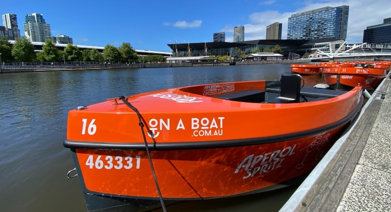 Aperol (Campari Australia) Melbourne gondola activation via Mindshare and Blobfish