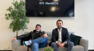 Next&Co expands operations to US market. Pictured - Nick Grinberg and John Vlasakakis