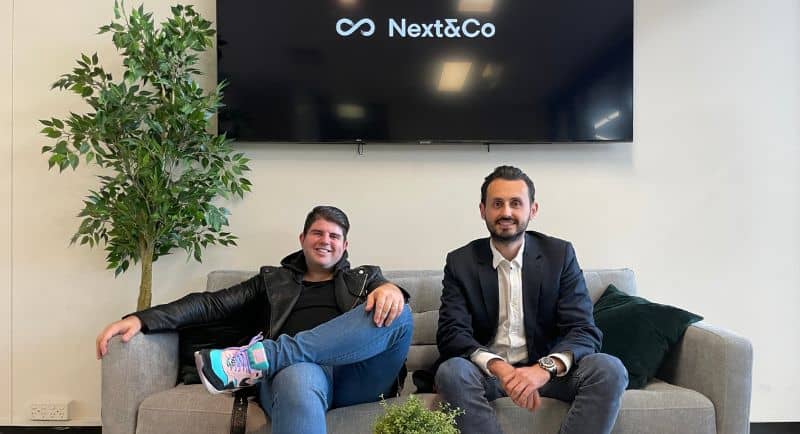 Next&Co expands operations to US market. Pictured - Nick Grinberg and John Vlasakakis