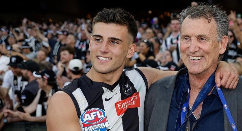 Seven's Sunrise welcomes Peter Daicos, pictured with son Nick