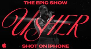Usher Super Bowl Halftime Show Shot in iPhone Apple campaign by TBWA Media Arts Lab