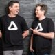 Affinity CEO Ash Hewson and Canva Head of Europe Duncan Clark