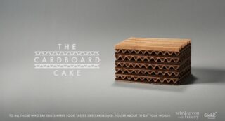 The Hallway and Wholegreen Bakery make gluten-free sceptics eat their words with the launch of the world’s first Cardboard Cake