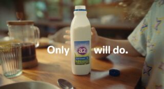 BMF launches first work for a2 milk, 'Only a2 will do'