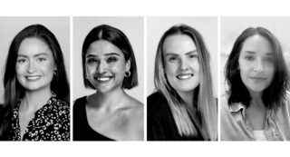 Emotive announces hires. Pictured - Aoife Lehane, Ruki Ahad, Tyler Ronaldson & Jenna Fisher