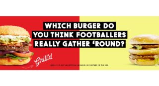 Grill'd Healthy Burgers ad campaign for Adelaide's Gather Round AFL festival