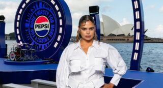 Pepsi launches new look via Special PR at the Pepsi Pulse Collection. Pictured - Samantha Harris. Credit Magner Media