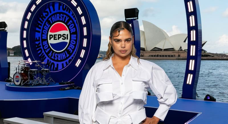 Pepsi launches new look via Special PR at the Pepsi Pulse Collection. Pictured - Samantha Harris. Credit Magner Media